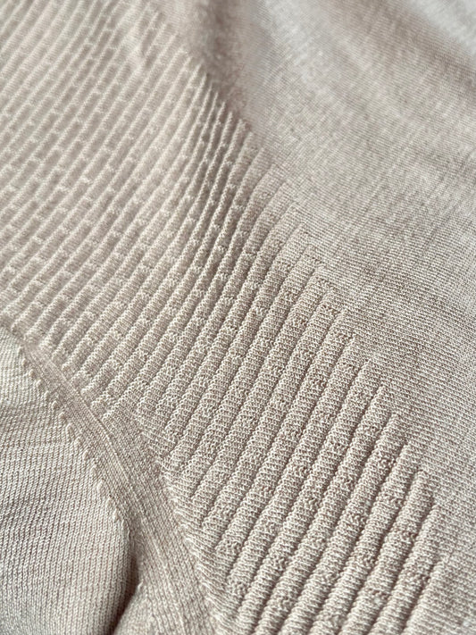 POLO ZIPPE EN MAILLE