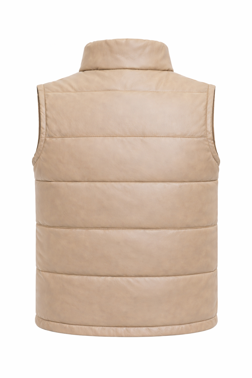 ZIP-UP LEATHER VEST