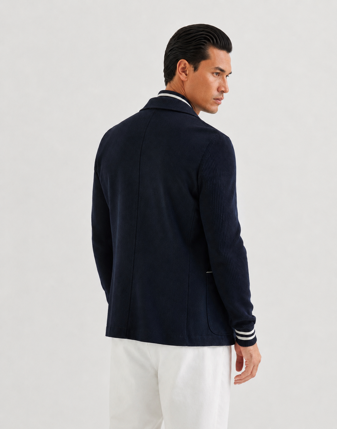 BLAZER À PLASTRON EN LAINE ULTIMUM