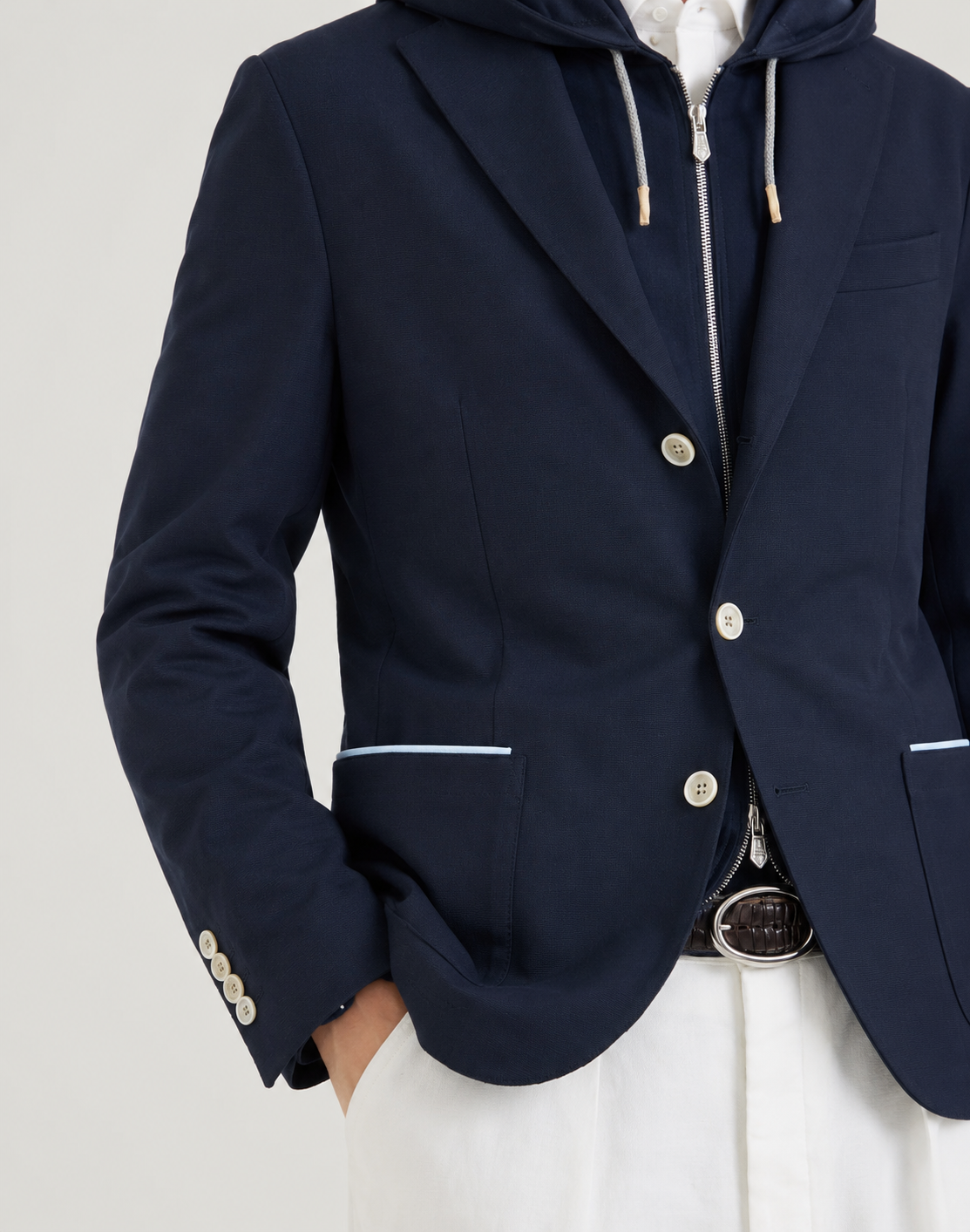 SEA ISLAND COTTON BIB BLAZER