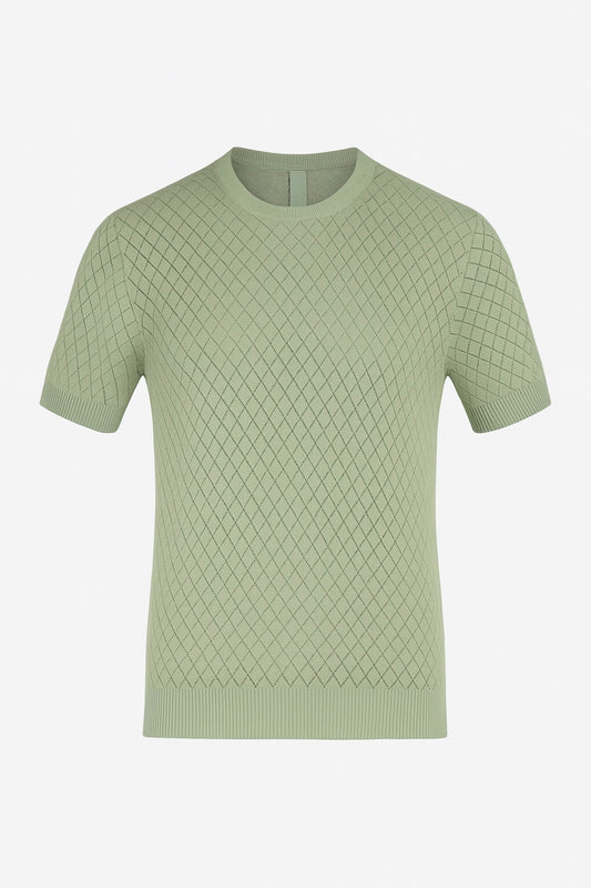 T-SHIRT EN MAILLE