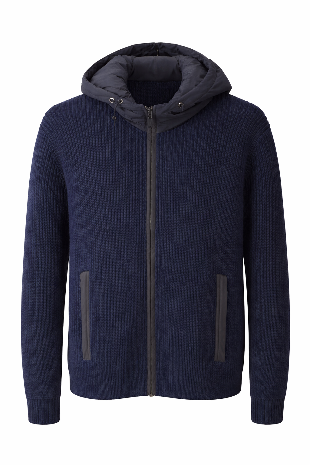 HYBRID ZIP-UP SWEATER