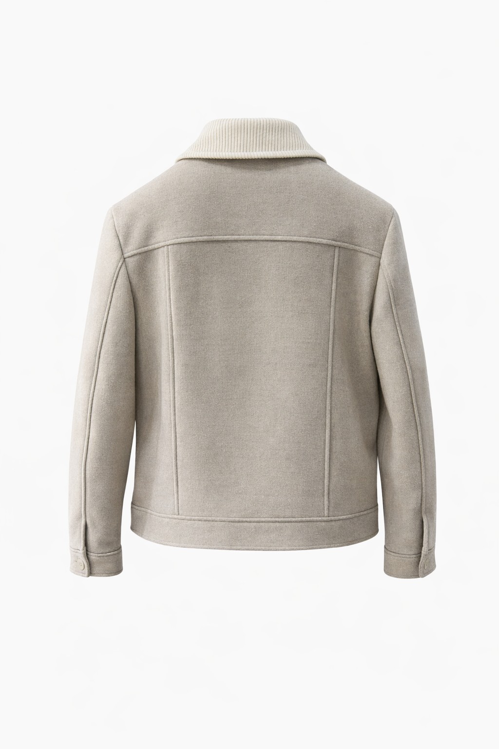 ZIP-UP WOOL JACKET