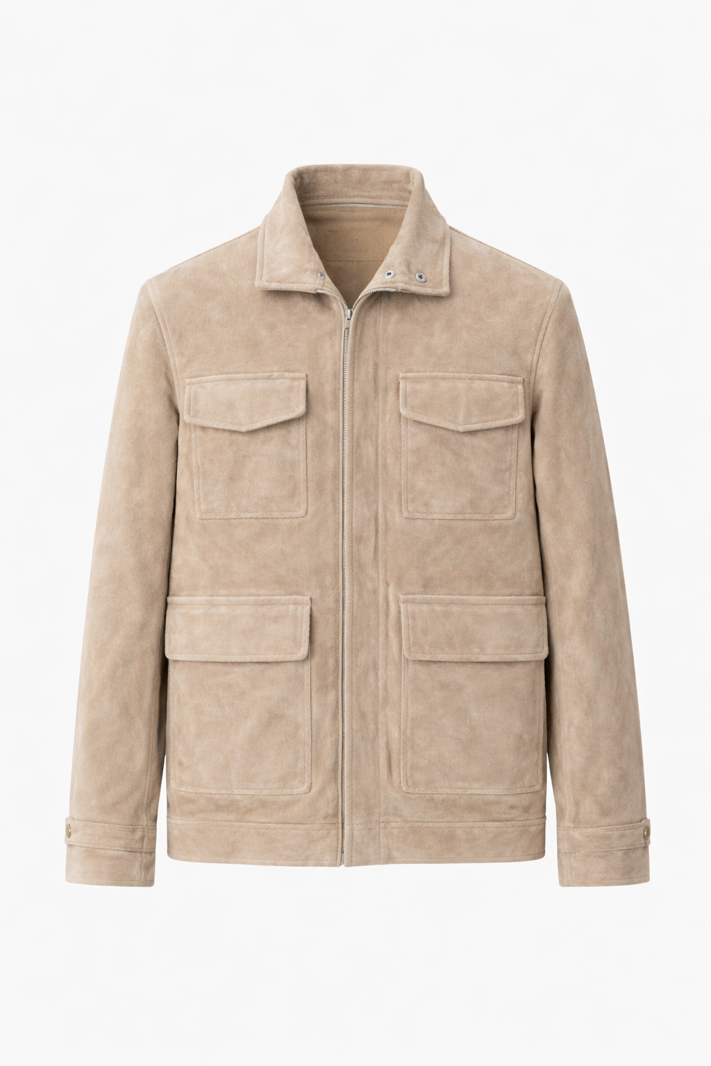 ZIP-UP LEATHER JACKET