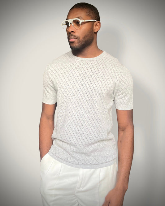 T-SHIRT EN MAILLE